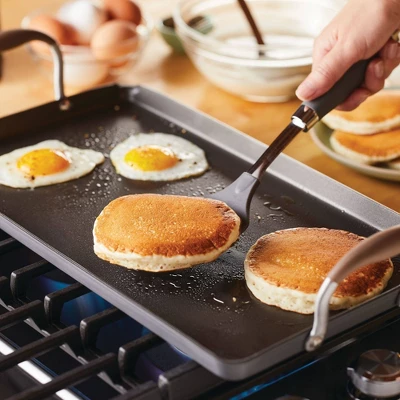 Anolon Advanced Home 10"x18" Double Burner Griddle Bronze 2 Anolon Advanced Home 10"x18" Double Burner Griddle Bronze - Image 2