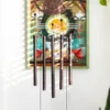 Dawhud Direct 38" H Eternal Zen Buddha Wind Chimes - Brown
