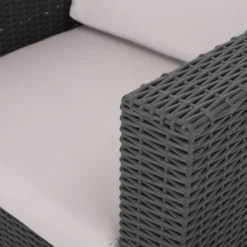 Waverly 8pc Faux Wicker Chat Set - Dark Gray/Gray - Christopher Knight Home 6 Waverly 8pc Faux Wicker Chat Set - Dark Gray/Gray - Christopher Knight Home -Crosley Sales Store GUEST a553bbe5 c8d1 4370 b81b 7de99a77faec