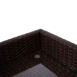 Teamson Home 39.5" Veronica Rolling Outdoor PE Rattan Bar Cart With Storage, Brown 20 Teamson Home 39.5" Veronica Rolling Outdoor PE Rattan Bar Cart With Storage, Brown -Crosley Sales Store GUEST a5d56a3f b992 450d 84c5 cf5a3ca90333