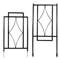 Sunnydaze Decor Sunnydaze Contemporary Metal Wire Garden Trellis For Climbing Plants And Flowers - 30" H - Black - 2-Pack -Crosley Sales Store GUEST a780af4b 247b 47a6 8c02 22bcdd201306