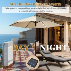 Costway 9' Solar LED Lighted Patio Market Umbrella Tilt Adjustment Crank Lift 15 Costway 9' Solar LED Lighted Patio Market Umbrella Tilt Adjustment Crank Lift -Crosley Sales Store GUEST a9a6c4ba 9f8d 4ae5 b771 1d84a5a50d9e