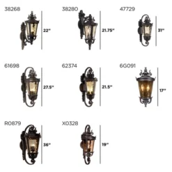 John Timberland Casa Marseille Rustic Outdoor Wall Light Fixture Valencia Bronze Scroll 21 3/4" Champagne Hammered Glass For Post Exterior Barn Deck -Crosley Sales Store GUEST ac9b94a7 ddfe 4f74 b79c 52d9cbeca2e7