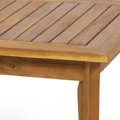 Nicholson Outdoor 4 Seater Acacia Wood Chat Set - Teak/Beige - Christopher Knight Home -Crosley Sales Store GUEST ae25e3e1 3ec4 47df a50d 497762b36c32