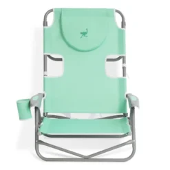 Ostrich Lightweight Portable Outdoor On Your Back Folding Chair For Relaxing With 5 Seat Adjustment Backpack Straps And Cup Holder, Teal (3 Pack) -Crosley Sales Store GUEST b1e09dcd 14a0 4705 b3ff dd5bb7de1490