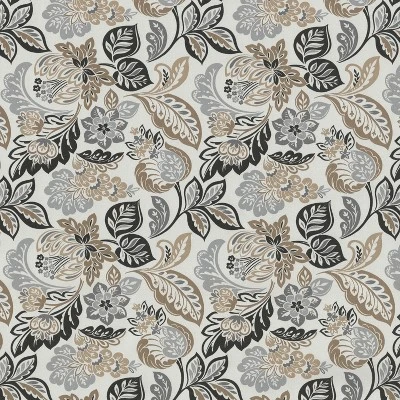 45" X 18" Outdoor/Indoor Bench Cushion Dailey Pewter Black - Pillow Perfect 4 45" X 18" Outdoor/Indoor Bench Cushion Dailey Pewter Black - Pillow Perfect - Image 4