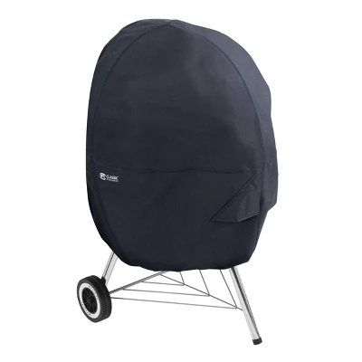 Classic Accessories 26.5" Water Resistant Kettle Grill Cover With Chimney 1 Classic Accessories 26.5" Water Resistant Kettle Grill Cover With Chimney