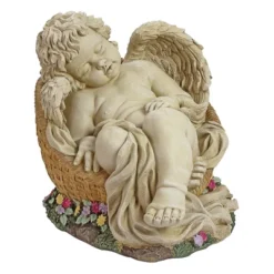 Design Toscano Afternoon Nap Angel Sculpture - Large - Large, Multicolored