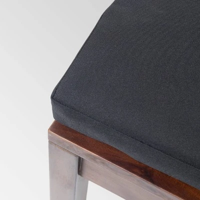 Caswell 4pc Acacia Wood Chat Set - Christopher Knight Home 5 Caswell 4pc Acacia Wood Chat Set - Christopher Knight Home - Image 5