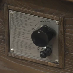 Venti 5pc Wicker Swivel Club Chairs And Fire Pit - Dark Brown/Beige - Christopher Knight Home -Crosley Sales Store GUEST b94ad756 8f50 480d adde 41f05306e6aa