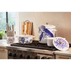 Cuisinart Caskata 16qt Enamel On Steel Stockpot With Cover - Blue Lobster -Crosley Sales Store GUEST b9d8f4ba ebfd 482b abb9 75531569d1cf