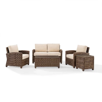 Bradenton 5pc Outdoor Wicker Conversation Set - Crosley 10 Bradenton 5pc Outdoor Wicker Conversation Set - Crosley - Image 10