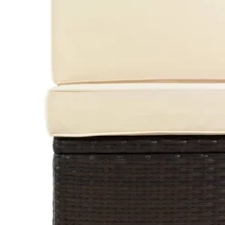 9pc Wicker Patio Sectional Seating Set With Cushions - Beige - GODEER -Crosley Sales Store GUEST bcbd18f5 5013 4987 a8fa 51774bbddbee