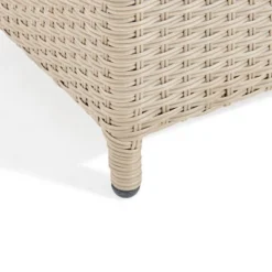 2pk All-Weather Wicker Canaan Outdoor Square Stools With Cushions Brown - Alaterre Furniture -Crosley Sales Store GUEST be049820 fe98 429f ab66 b01f8d8d1eee