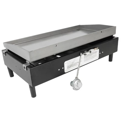 Razor Griddle GGT2130M 25 Inch Outdoor 2 Burner Portable LP Propane Gas Grill Griddle With 318 Square Inch For BBQ Cooking And Frying, Black (Steel) 5 Razor Griddle GGT2130M 25 Inch Outdoor 2 Burner Portable LP Propane Gas Grill Griddle With 318 Square Inch For BBQ Cooking And Frying, Black (Steel) - Image 5