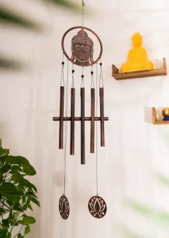 Dawhud Direct 38" H Eternal Zen Buddha Wind Chimes - Brown -Crosley Sales Store GUEST c08f8c73 05ca 4d3d b713 c42f76436a16