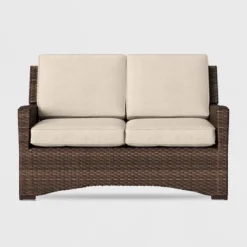 Halsted Wicker Patio Loveseat - Threshold -Crosley Sales Store GUEST c10eda52 f2ba 4abd b5cc 50b37118c7ba