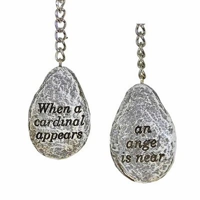 Roman Cardinal Small Windchime - One Small Windchime 16.0 Inches - Bell Red Bird - 14318 - Polyresin - Red 2 Roman Cardinal Small Windchime - One Small Windchime 16.0 Inches - Bell Red Bird - 14318 - Polyresin - Red - Image 2