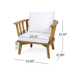 Solano 4pc Outdoor Wooden Chat Set With Rectangular Coffee Table - White/Teak - Christopher Knight Home 30 Solano 4pc Outdoor Wooden Chat Set With Rectangular Coffee Table - White/Teak - Christopher Knight Home -Crosley Sales Store GUEST c72e5240 9cf7 41ee a460 3cf87a571319