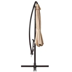 Costway 10FT Patio Offset Hanging Umbrella Easy Tilt Adjustment 8 Ribs Backyard BurgundyBeigeTanBlue 21 Costway 10FT Patio Offset Hanging Umbrella Easy Tilt Adjustment 8 Ribs Backyard BurgundyBeigeTanBlue -Crosley Sales Store GUEST c9057aa8 78e1 4ff0 91e3 889e83d78a01