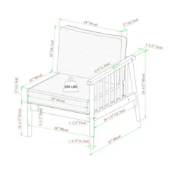 Saracina Home 6pc Modern Boho Outdoor Eucalyptus Spindle Sectional 17 Saracina Home 6pc Modern Boho Outdoor Eucalyptus Spindle Sectional -Crosley Sales Store GUEST c99ed25d 34af 4b8f 9e51 1a16c83bd34e