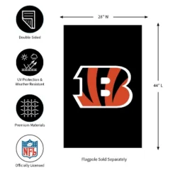 Evergreen NFL Cincinnati Bengals Applique House Flag 28 X 44 Inches Outdoor Decor For Homes And Gardens 11 Evergreen NFL Cincinnati Bengals Applique House Flag 28 X 44 Inches Outdoor Decor For Homes And Gardens -Crosley Sales Store GUEST c9d11ccc 35a3 44af 8342 a60f1446a672