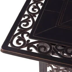 5pc Outdoor Dining Set With 42" Aluminum Square Damask Design Fire Table & Deep Seating Swivel Rocking Chairs - Oakland Living 20 5pc Outdoor Dining Set With 42" Aluminum Square Damask Design Fire Table & Deep Seating Swivel Rocking Chairs - Oakland Living -Crosley Sales Store GUEST ca21eeec 1e39 45bf a883 771b9ac53d85