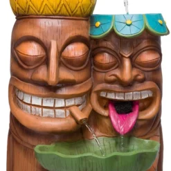 35" 3-Tier Tiki Fountain - Alpine Corporation -Crosley Sales Store GUEST cad4af4d 9da4 4e7e b915 ec7e13b5ca90