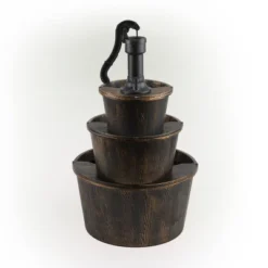 40" Three Tier Pump And Barrels Fountain Brown - Alpine Corporation 9 40" Three Tier Pump And Barrels Fountain Brown - Alpine Corporation -Crosley Sales Store GUEST cd29487a ace8 41f2 8a78 8ac8ec943bd3