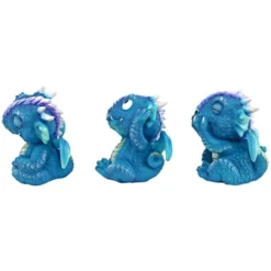 Design Toscano See, Hear, Speak No Evil Blue Meanie Baby Dragon Statues -Crosley Sales Store GUEST d0af8258 3083 4ea4 9c1b f0e216931d10