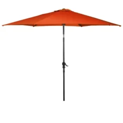 Costway 9FT Patio Umbrella Patio Market Steel Tilt W/ Crank Outdoor Yard Garden Orange -Crosley Sales Store GUEST d0d657aa 207e 4e3c 8aad 263e3ff61b01
