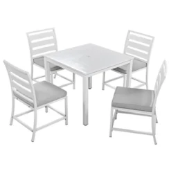 Outdoor Four-Seat Dining Set For Patios, Balconies And Lawns - ModernLuxe -Crosley Sales Store GUEST d1f8f526 ada3 4455 8d01 7843d58efc86