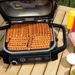 Ninja Woodfire Outdoor Grill & Smoker, 7-in-1 Master Grill, BBQ Smoker And Air Fryer With Woodfire Technology - OG701 -Crosley Sales Store GUEST d47d7071 140e 47b4 b31b 5a0e71053c12