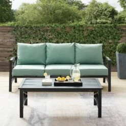 Kaplan 2pc Outdoor Sofa Set - Mist - Crosley 12 Kaplan 2pc Outdoor Sofa Set - Mist - Crosley -Crosley Sales Store GUEST d4e7cc4f 8d4c 4bdb bd8e 085ece4a35dd