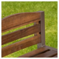 Milos Set Of 2 Acacia Barstool - Dark Brown / Rustic Metal - Christopher Knight Home -Crosley Sales Store GUEST d500996e 74e7 44f9 bfeb b22335bdbca2