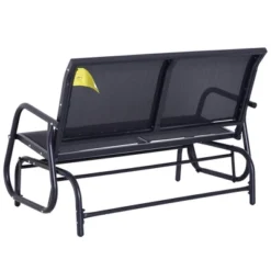 Outsunny 2-Person Outdoor Glider Bench Patio Double Swing Rocking Chair Loveseat W/Power Coated Steel Frame For Backyard Garden Porch 13 Outsunny 2-Person Outdoor Glider Bench Patio Double Swing Rocking Chair Loveseat W/Power Coated Steel Frame For Backyard Garden Porch -Crosley Sales Store GUEST d51b1142 6372 4272 9343 f60904a34c31