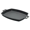 Bayou Classic 12 X 14 Inch Heavyweight Even-Heating Oven & Broiler Safe Cast Iron Shallow Skillet Pan With Wide Loop Handles For Cooking Or Baking