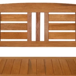 Sunnydaze Decor Sunnydaze Outdoor Meranti Wood With Teak Oil Finish 2-Person Garden Storage Bench Seat - 47" - Brown -Crosley Sales Store GUEST d5d16234 039d 4c94 b63b 552700258424