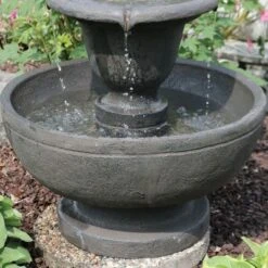 Sunnydaze Decor Sunnydaze 25"H Electric Polyresin 2-Tier Streaming Falls Outdoor Water Fountain 13 Sunnydaze Decor Sunnydaze 25"H Electric Polyresin 2-Tier Streaming Falls Outdoor Water Fountain -Crosley Sales Store GUEST d5e1e1e8 5cee 457a 9915 4fb131d73284