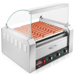 Olde Midway Electric Hot Dog Roller Grill Machine With Bun Warmer, Commercial Grade -Crosley Sales Store GUEST d70646e1 123c 4e2b b428 d32092f1ed6f