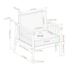 Saracina Home 4pc Modern Boho Eucalyptus Spindle Outdoor Conversation Set -Crosley Sales Store GUEST d7655ed5 ba9c 4174 aca9 33a7c7feb782