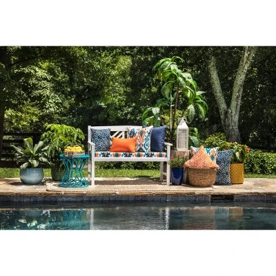 25" Merida Pimento Floor Pillow Orange - Pillow Perfect 1 25" Merida Pimento Floor Pillow Orange - Pillow Perfect