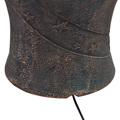 John Timberland Crescent Moon Modern Bubbler Outdoor Floor Water Fountain With LED Light 34" For Yard Garden Patio Home Deck Porch Exterior Balcony 5 John Timberland Crescent Moon Modern Bubbler Outdoor Floor Water Fountain With LED Light 34" For Yard Garden Patio Home Deck Porch Exterior Balcony - Image 5