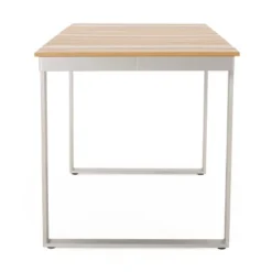 Otero 6pc Outdoor Aluminum Dining Set - Natural/Gray/Silver - Christopher Knight Home -Crosley Sales Store GUEST d9e22145 25a1 4279 a6a9 47eaeee363bb