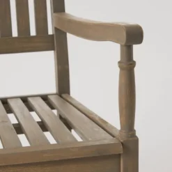 Arcadia 2pc Acacia Wood Rocking Chair And Side Table Set Gray - Christopher Knight Home -Crosley Sales Store GUEST dbf5f0b0 2a97 47cf 95c0 05484e0bdce7