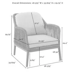 Haven 4pc Outdoor Wicker Conversation Set - Light Gray - Crosley 33 Haven 4pc Outdoor Wicker Conversation Set - Light Gray - Crosley -Crosley Sales Store GUEST ddc8692a c583 43a6 b0d6 727ce783cb43