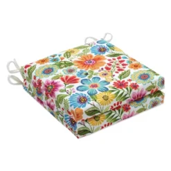 Gregoire Prima Outdoor Squared Corners Chair Pad Set Blue - Pillow Perfect 11 Gregoire Prima Outdoor Squared Corners Chair Pad Set Blue - Pillow Perfect -Crosley Sales Store GUEST ddef9e01 f1dd 4f9a 80da 818c070541e5