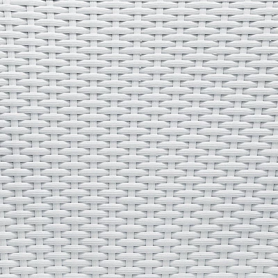 Palm Harbor 3pc Outdoor Wicker Seating Set - White - Crosley 3 Palm Harbor 3pc Outdoor Wicker Seating Set - White - Crosley - Image 3