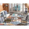 Rocklin 4pc Living Set - Gray/Beige/Navy - Safavieh