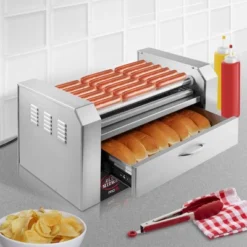 Olde Midway Electric Hot Dog Roller Grill Machine With Bun Warmer, Commercial Grade -Crosley Sales Store GUEST dfbaacdf 81a3 4bdd be3f 3c2462e43d1d